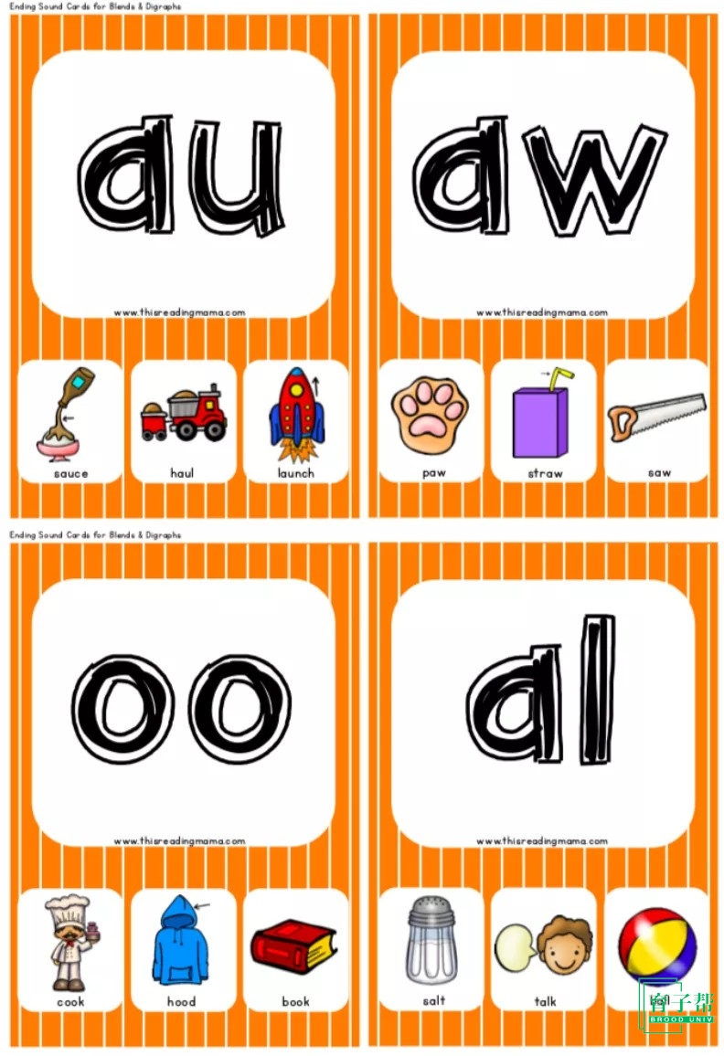 图片[3]-英国小学自然拼读卡PhonicsCards-育子帮