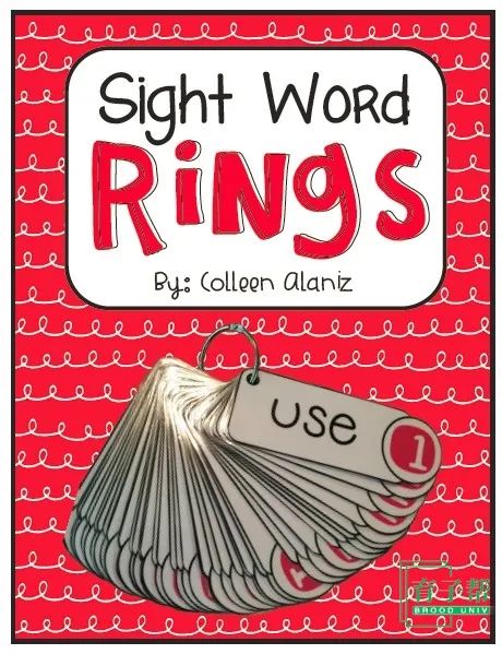 图片[2]-资料分享|Sight Word Rings英文随身卡，英语高频词-育子帮