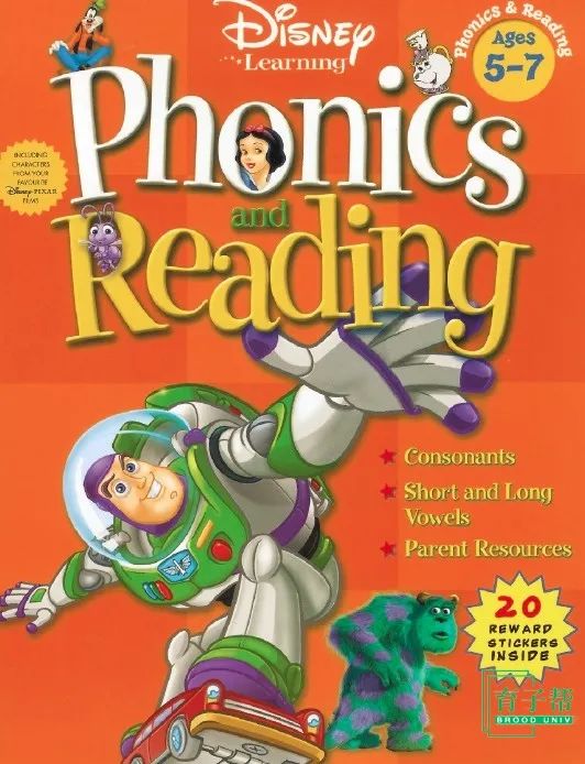 图片[1]-资料分享丨《Phonics and Reading》的迪士尼启蒙练习册-育子帮
