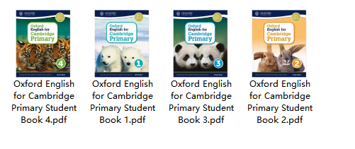 图片[1]-【资料分享】英文原版 牛津剑桥英语初级练习册教材 Oxford English 1~4册，高清无水印-育子帮