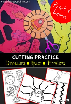 图片[3]-幼儿剪纸Cutting Practice Bundle – 180 Themed Pages!-育子帮